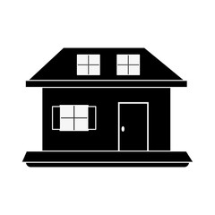 House real estate icon vector illustration graphic design