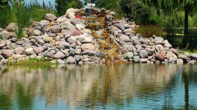 Lake view and Waterfall