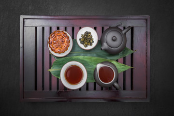 滋養と健康の中国茶　Chinese tea set of beauty and health