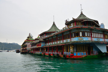 old house on water