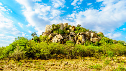 Nice Rock Formation along the Panorama Route in Mpumalanga Province of South Africa