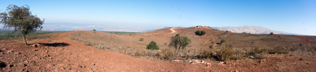 Hermon mountain panorama in Israel