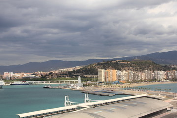 Fototapeta na wymiar Port of Malaga