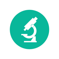 Simple Microscope Symbol Icon