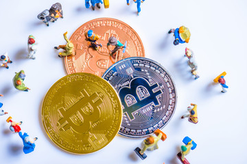 ビットコインに集まる人々,ミニチュア