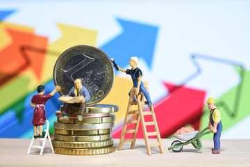 argent euros monnaie echange change interets taux credit banque BCE