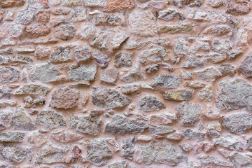 Ancient stone wall multicolor