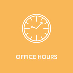 OFFICE HOURS CONCEPT - 182666079