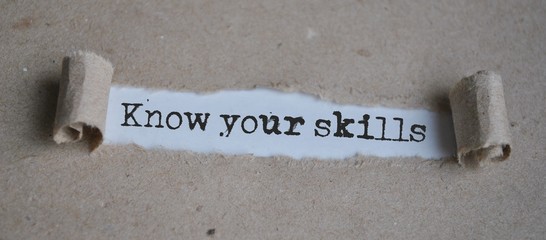 Know your skills - obrazy, fototapety, plakaty