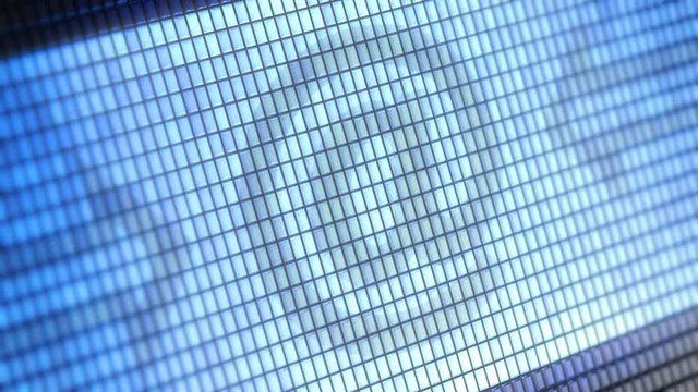 E-mail icon on the Screen. 4K Resolution. Encoder Prores 4444. Great Quality. Looping.