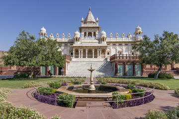 Obraz premium The Jaswant Thada, a cenotaph located in Jodhpur, in the Indian state of Rajasthan