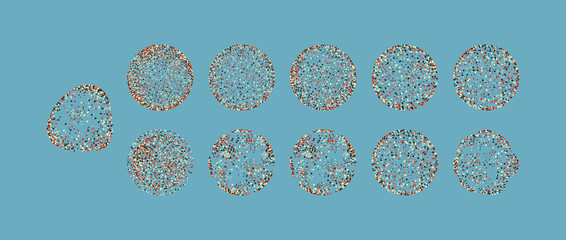 Sphere. 3d Abstract Design Element. Futuristic technology style. Vector illustration.