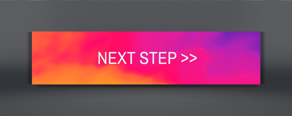 Vector button for online sale. Banner web template.