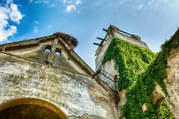 Naklejka premium Abandoned church in Banostor from Serbia