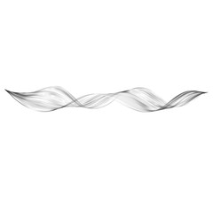 Fototapeta premium Abstract smooth curved line Design element Technological futuristic background with wavy line Stylization technology digital equalizer audio Smooth flowing wavy stripes made by blends Vector graphic