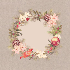 Christmas Vintage Frame