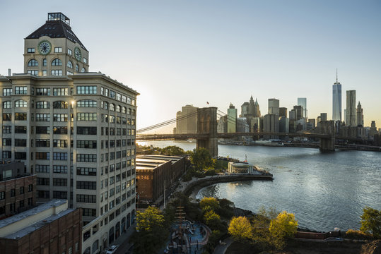 Fulton Ferry State Park, Dumbo, Brooklyn, New York, USA, Dumbo, Brooklyn, New York, USA