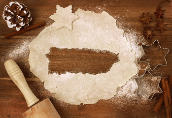 Cookie dough cut as the shape of Puerto Rico (series)