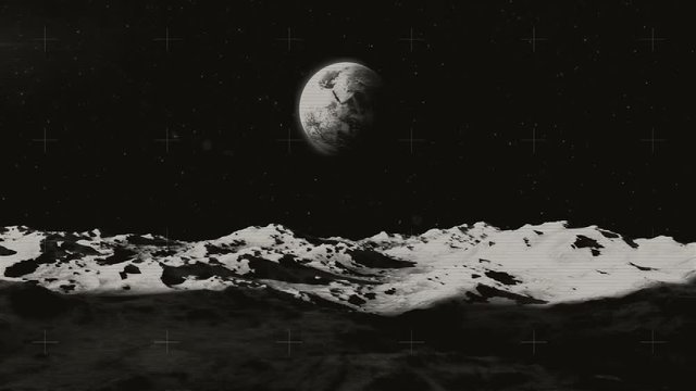 Something Large Approaching Earth - Black and White Archival Footage