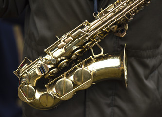 Obraz premium wind instrument, saxophone