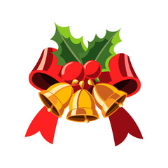 Bell on White Background .