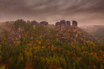 Sächsische Schweiz im Herbst