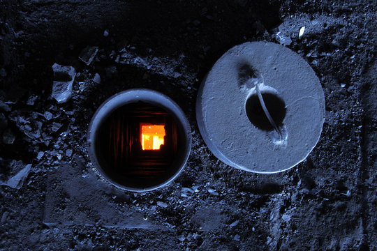 Kiln of a brickyard, Ulaanbaatar, Mongolia