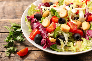 fresh vegetable salad