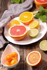 assorted citrus fruit