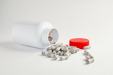 The container with tablets