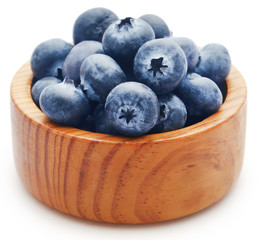 Group of fresh blueberries