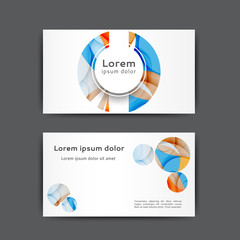 Fototapeta premium Business card template