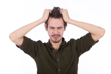 Fototapeta premium remorseful guy