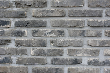 Brick gray wall. Background.