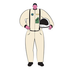 Astronaut with spacesuit