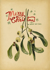 Holiday Greeting Cards, retro style