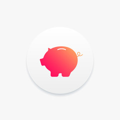 Piggy Bank Money Box Icon