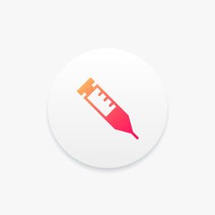 Syringe Medical Vector Icon