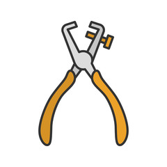 Obraz premium Stripping tool color icon
