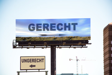 Schild 298 - Gerecht