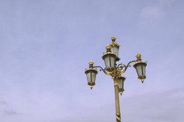 Fototapeta na wymiar classic light pole