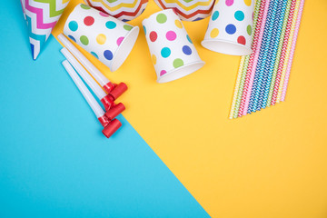 Obraz premium Birthday party objects
