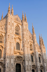 Fototapeta premium Milan Duomo background