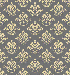 Classic seamless vector golden pattern. Traditional orient ornament. Classic vintage background