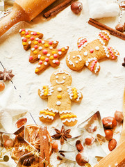 Christmas baking background