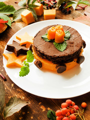 Sweet pumpkin cake