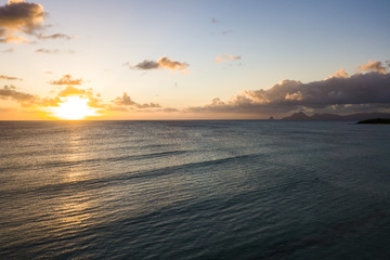 Karibischer Sonnenuntergang