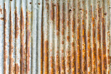 rusty corrugated iron metal texture