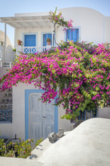typical house at Oia Santorini Greece