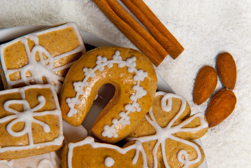 Still Life with Gingerbread, Cinnamon and Almond